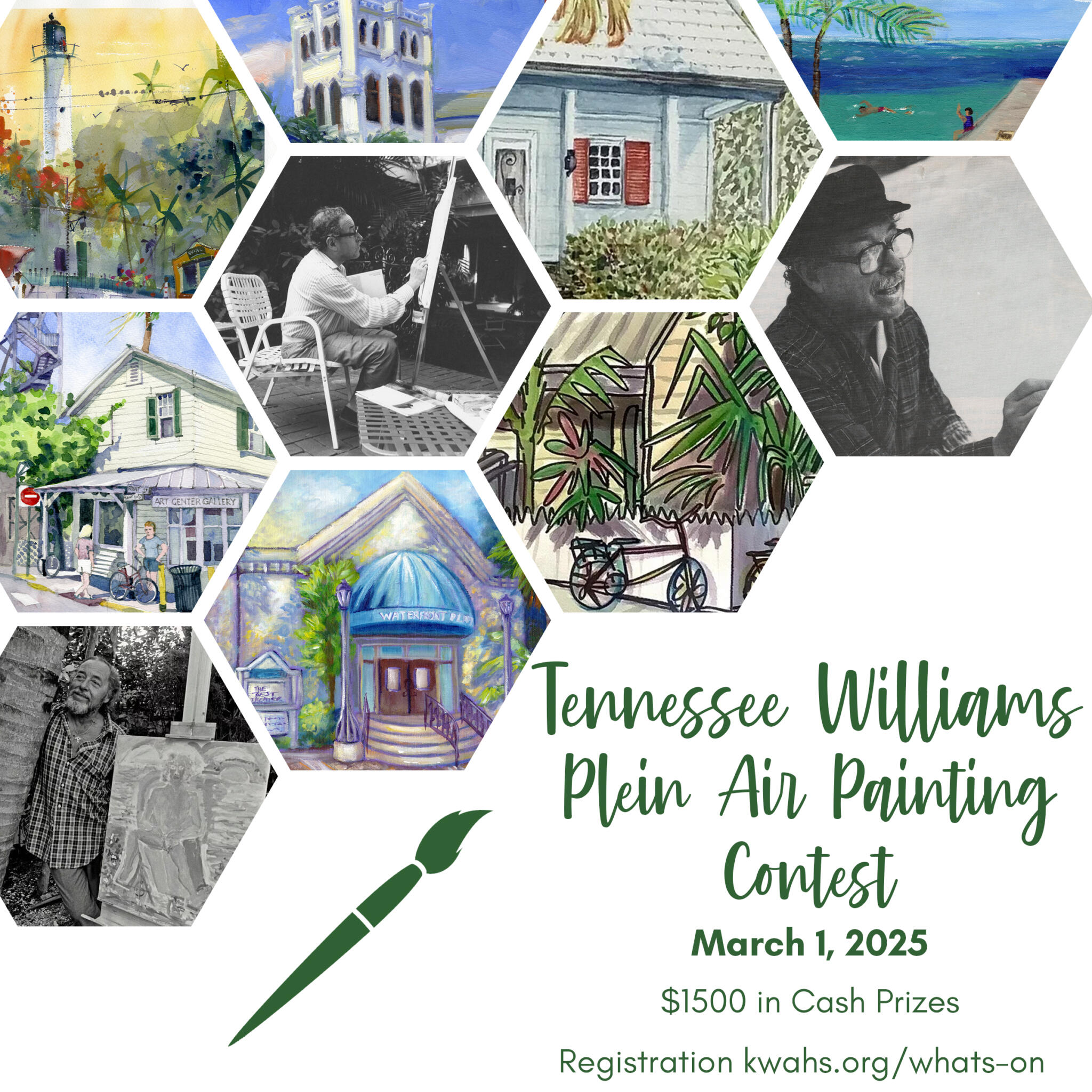 Tennessee Williams Plein Air Painting Contest 2025 Key West Art