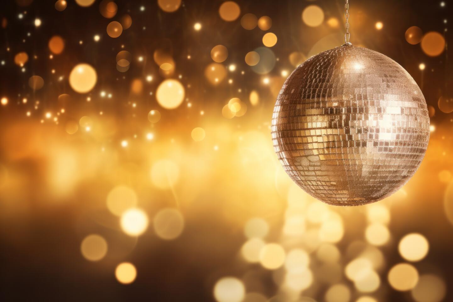 Disco ball vivid background